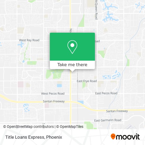 Title Loans Express map