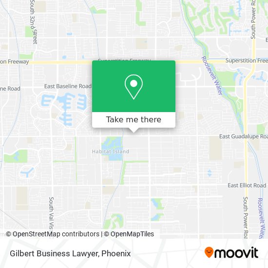 Gilbert Business Lawyer map