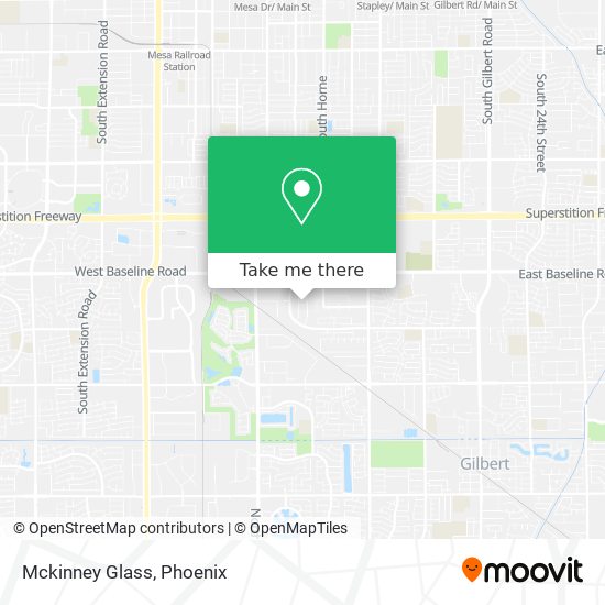 Mckinney Glass map