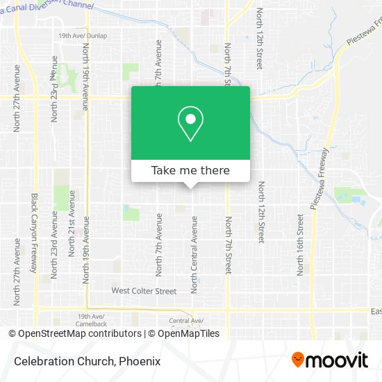 Celebration Church map