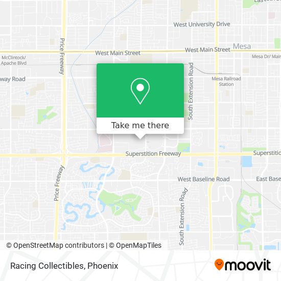 Racing Collectibles map