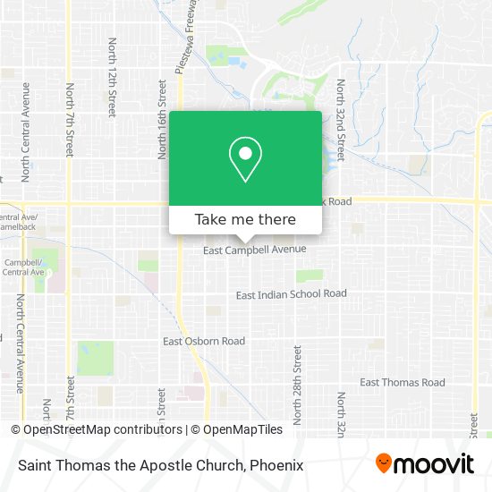 Saint Thomas the Apostle Church map