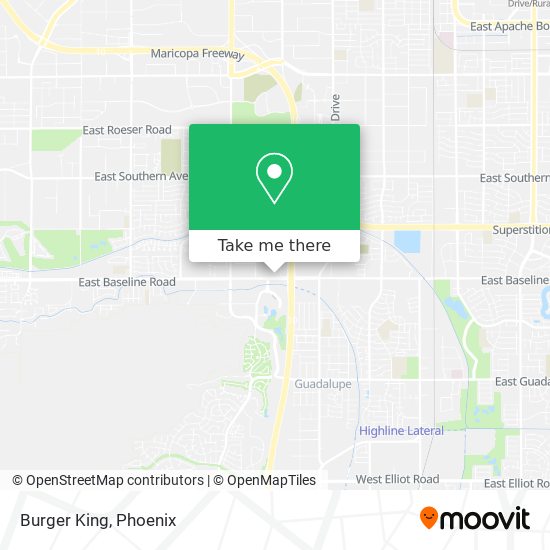 Burger King map