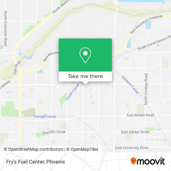 Mapa de Fry's Fuel Center