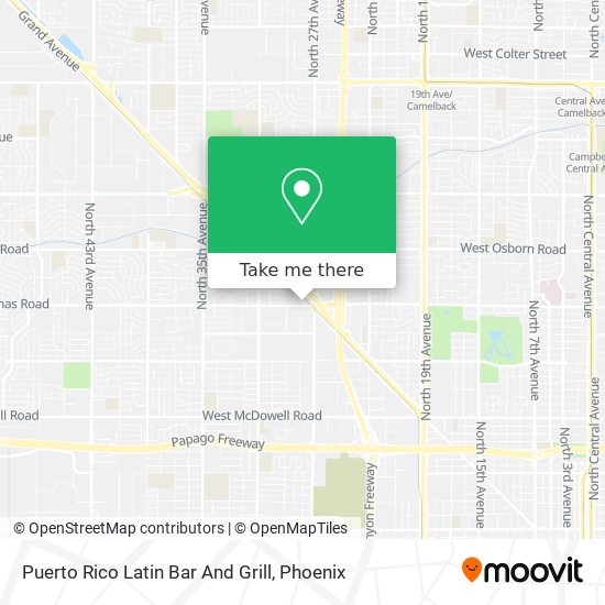 Mapa de Puerto Rico Latin Bar And Grill