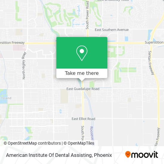 Mapa de American Institute Of Dental Assisting