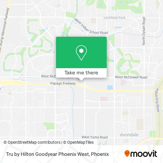Mapa de Tru by Hilton Goodyear Phoenix West