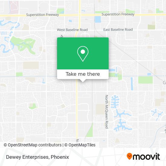 Mapa de Dewey Enterprises