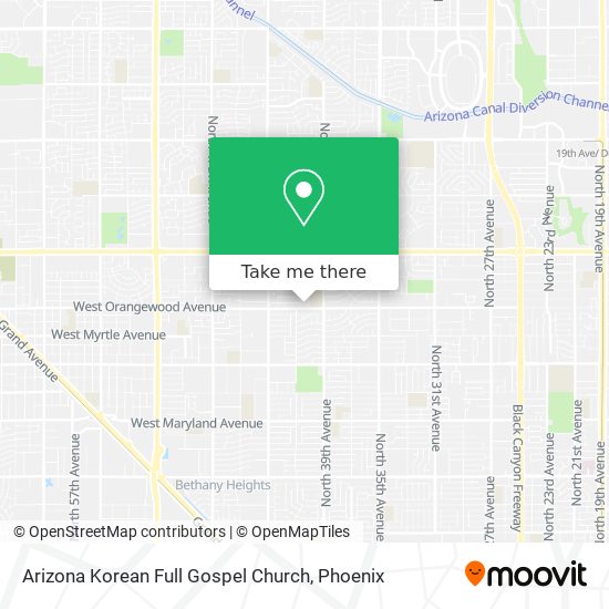 Arizona Korean Full Gospel Church map