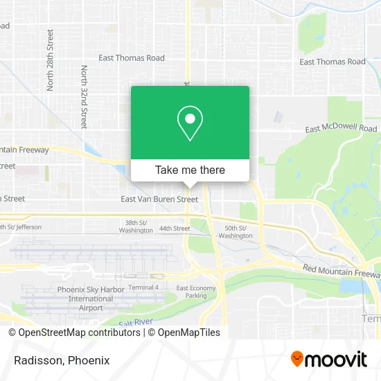 Radisson map
