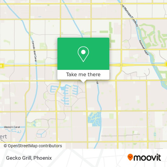 Mapa de Gecko Grill