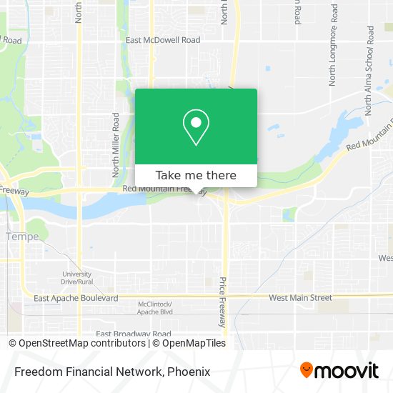 Freedom Financial Network map