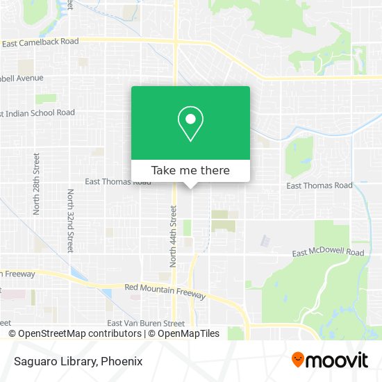 Saguaro Library map