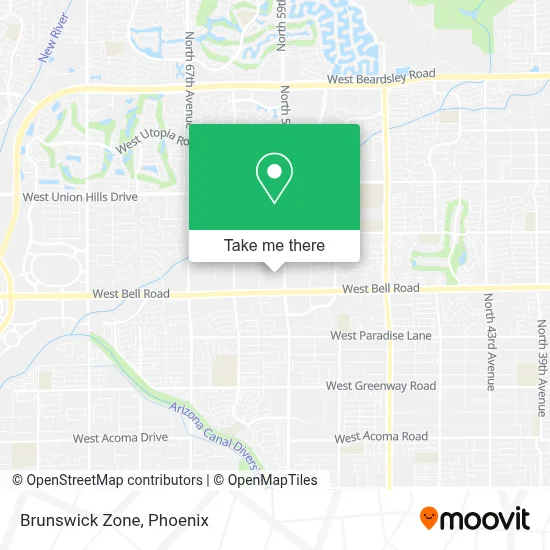 Brunswick Zone map
