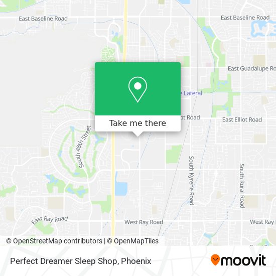 Perfect Dreamer Sleep Shop map