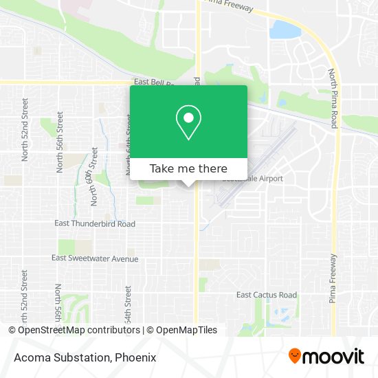 Mapa de Acoma Substation