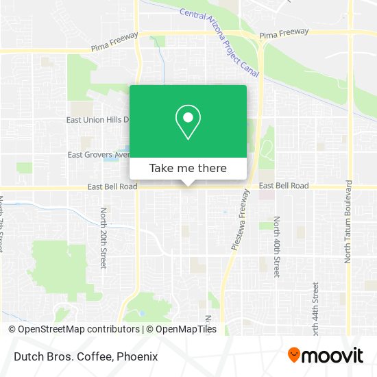 Mapa de Dutch Bros. Coffee