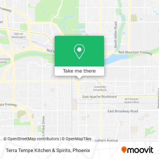 Terra Tempe Kitchen & Spirits map