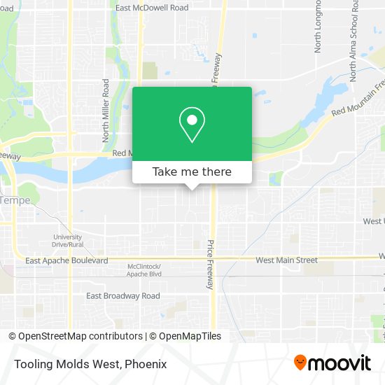 Mapa de Tooling Molds West