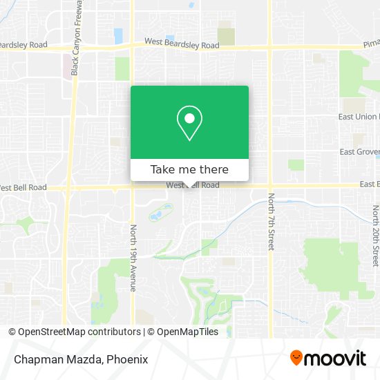 Chapman Mazda map