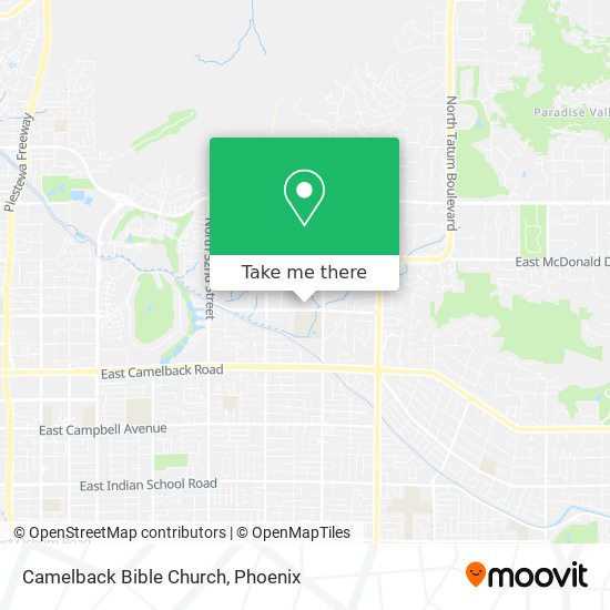 Camelback Bible Church map