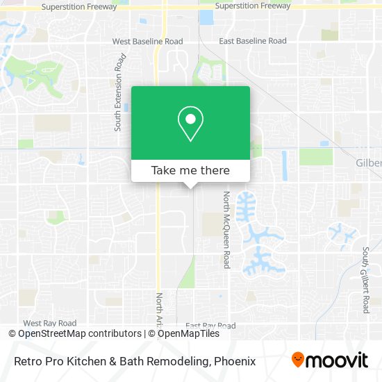 Retro Pro Kitchen & Bath Remodeling map