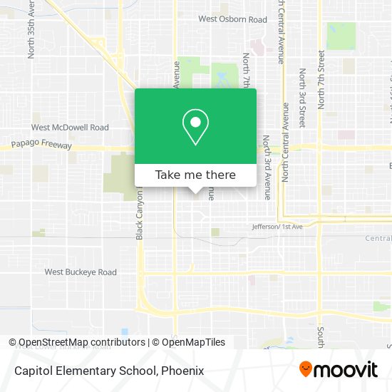 Mapa de Capitol Elementary School