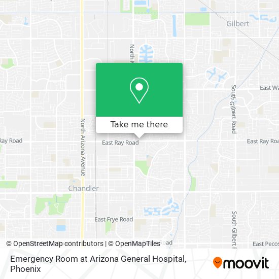 Mapa de Emergency Room at Arizona General Hospital