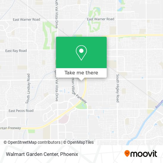 Mapa de Walmart Garden Center