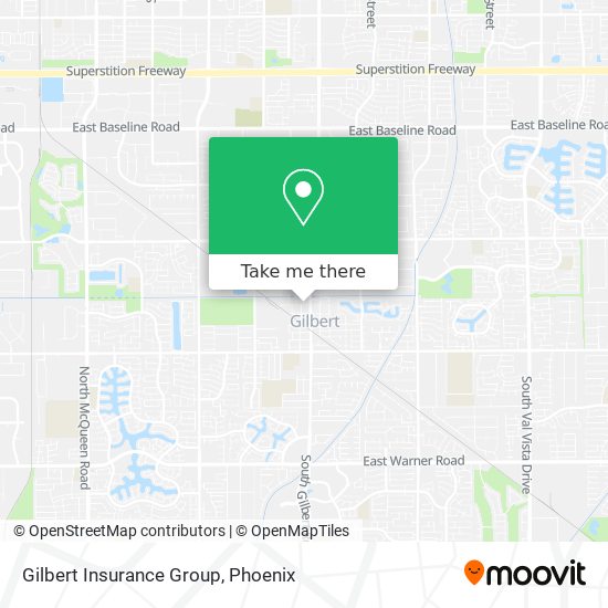 Gilbert Insurance Group map