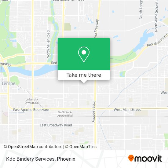 Kdc Bindery Services map