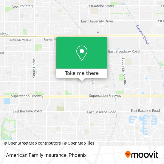 American Family Insurance map