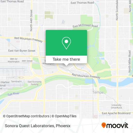 Sonora Quest Laboratories map