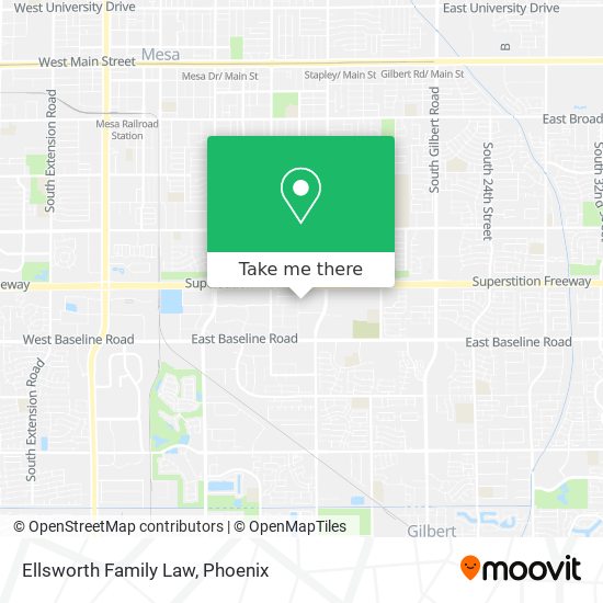 Ellsworth Family Law map