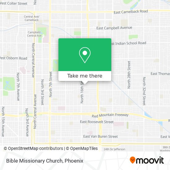 Bible Missionary Church map