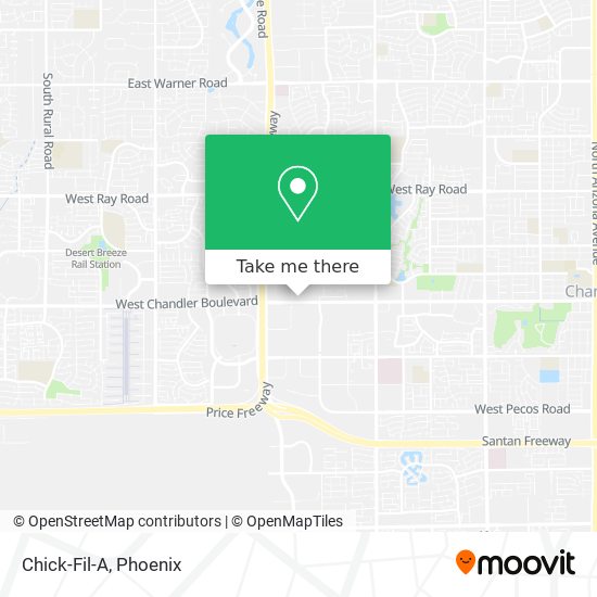 Chick-Fil-A map