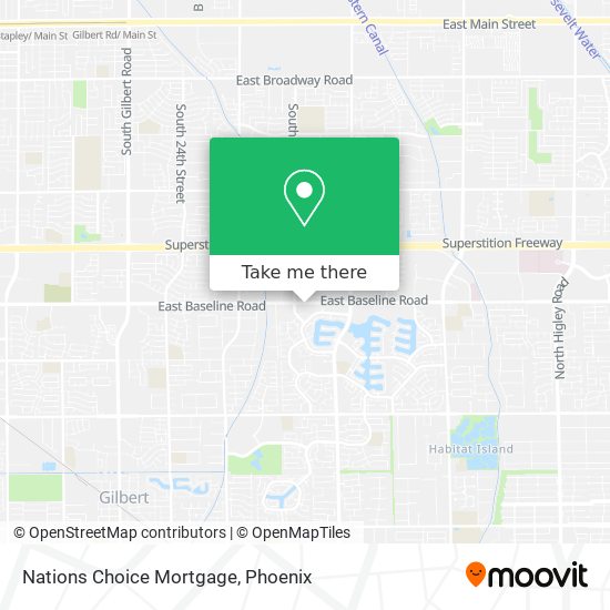 Nations Choice Mortgage map