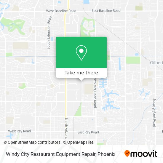 Mapa de Windy City Restaurant Equipment Repair