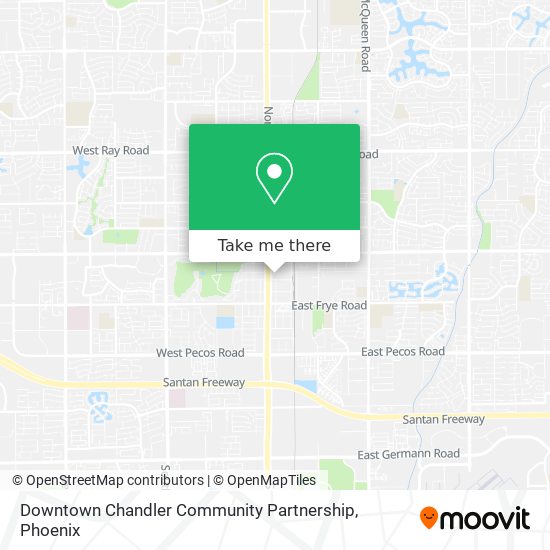 Downtown Chandler Community Partnership map