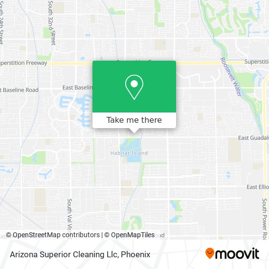 Mapa de Arizona Superior Cleaning Llc