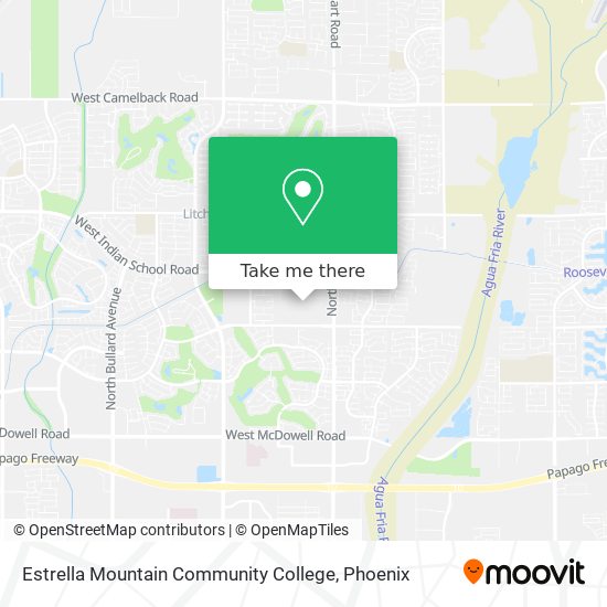 Estrella Mountain Community College map
