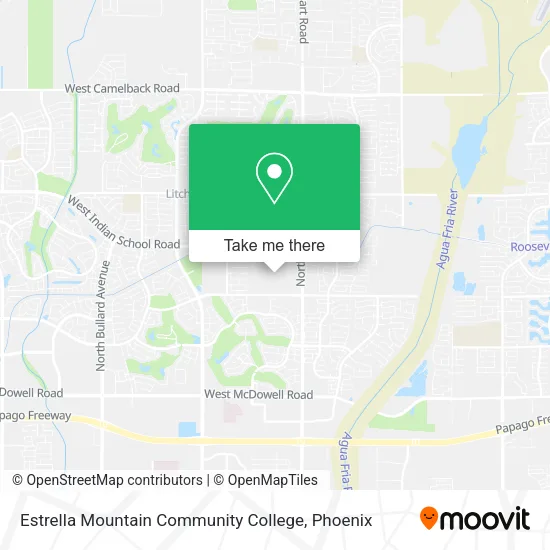 Estrella Mountain Community College map