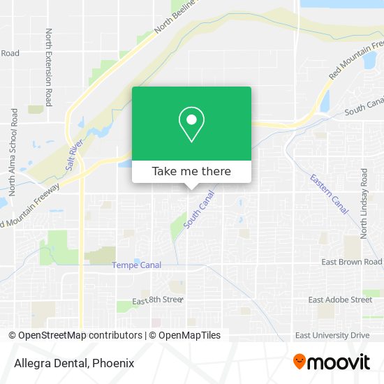 Allegra Dental map