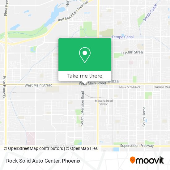 Mapa de Rock Solid Auto Center