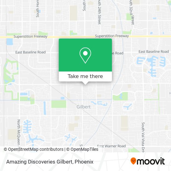 Amazing Discoveries Gilbert map
