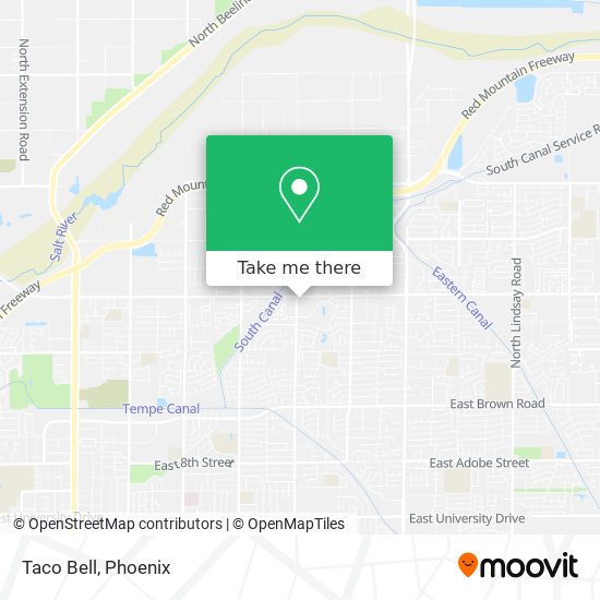 Taco Bell map