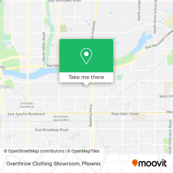 Overthrow Clothing Showroom map