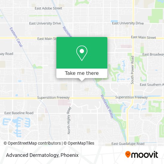 Advanced Dermatology map