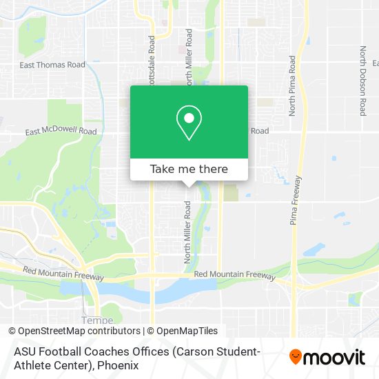 ASU Football Coaches Offices (Carson Student-Athlete Center) map