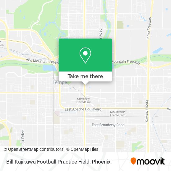 Bill Kajikawa Football Practice Field map